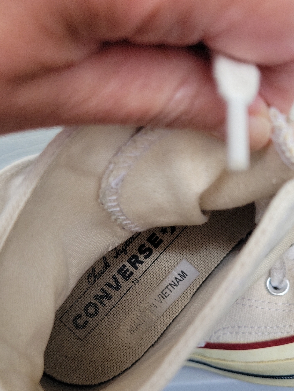 Converse Off-White High-Top Gamecock Dragon Sneakers size 7 Women's - Picture 8 of 9